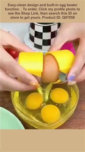 This is an Egg Shell Cracker and Separator.