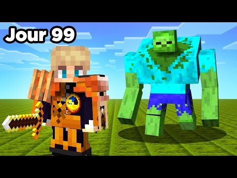 J'ai SURVÉCU 100 JOURS avec des MODS dans Minecraft Hardcore..
