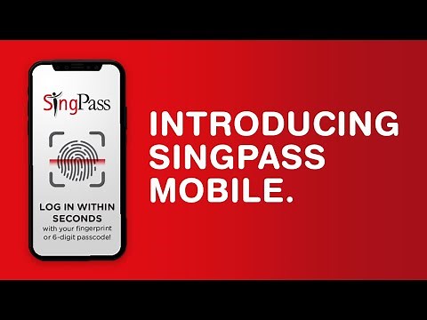 Introducing SingPass Mobile. Say goodbye to passwords and tokens!