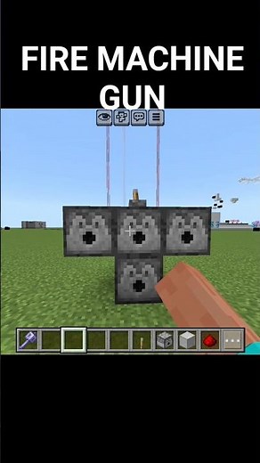 How to build a RAPID FIRE Machine Gun in Minecraft! (No Mods)