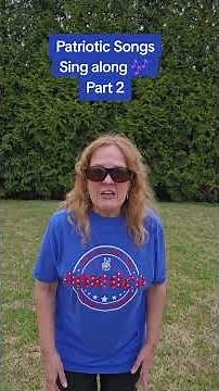 Part 2 Patriotic Songs Medley 🎵 Sing along with dee downey. God Bless America, God bless the USA 🙏