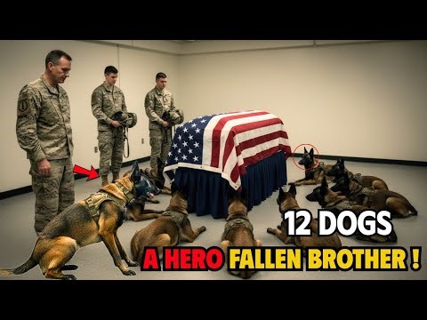 Navy SEAL Said Go Home — But All 12 Military Dogs Refused And Guarded The Fallen Soldier Instead