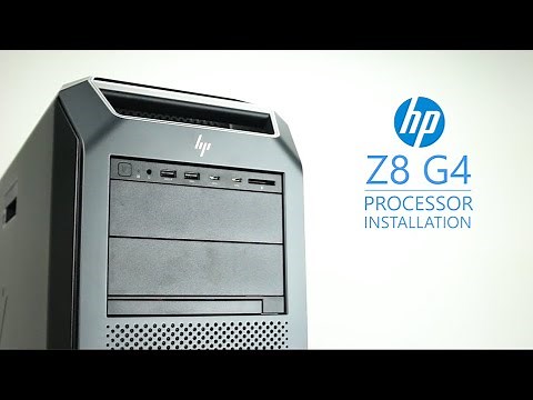 HP Z8 G4 Intel Processor Installation