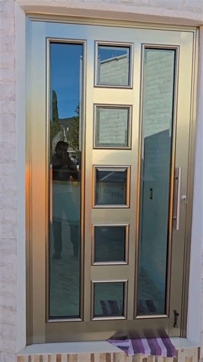 aluminium door complete ✅ #aluminium #aluminiumdoor #complete