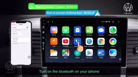 10th System & 5GWiFi6(1201Mbps) for Dodge RAM 1500 2500 3500 Radio Upgrade 2009 2010 2011 2012,Android 13 Stereo Replacement,AM+FM,Wireless/Wired Carplay Android Auto,1080P Camera ((4Ram 64Rom) 10th)