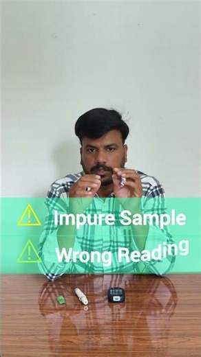 Glucometer Test lo Biggest Mistake! ❌ First Drop Blood😱#glucometer #sugartest #bloodsugar #diabetes