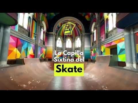 La Iglesia-Skatepark de Okuda en Asturias es la Capilla Sixtina del patinaje.