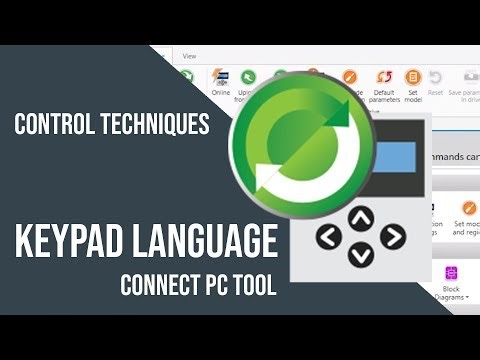 Keypad Language | CONTROL TECHNIQUES | NIDEC