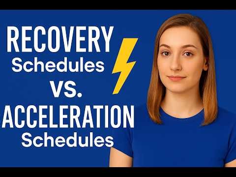 Recovery vs Acceleration Schedules, The Difference That Wins or Loses Claims