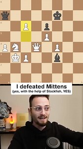 Beat Mittens Solo... Well, Almost 😅 #chess #ai #sports #education #learning #educationalgames #animals #wildlife #pets #wildlifephotography #dogs #dogtraining #funnyanimals | GothamChess