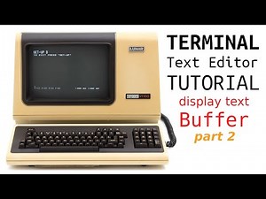 Programming a Text Editor in Go - Display Text Buffer