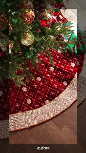 Creative Christmas Tree Skirt Decorating Ideas 2025 🎅 | DIY Tree Collar & Colorful Skirt Designs