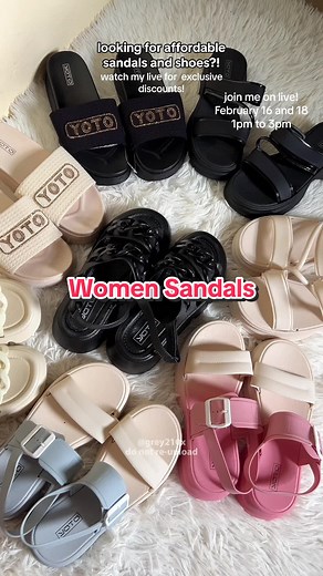 #sandals #womensandals #slippers #tiktokshopfashion #tiktoksvchallenge #fyp #foryou