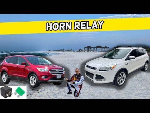 FORD ESCAPE HORN RELAY LOCATION 2013 2014 2015 2016 2017 2018 2019