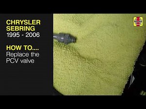 How to Replace the PCV valve on the Chrysler Sebring 1995 - 2006