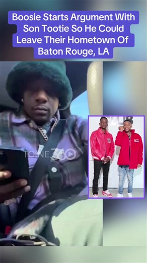 Boosie Starts Argument With Son Tootie | Leaving Baton Rouge, LA