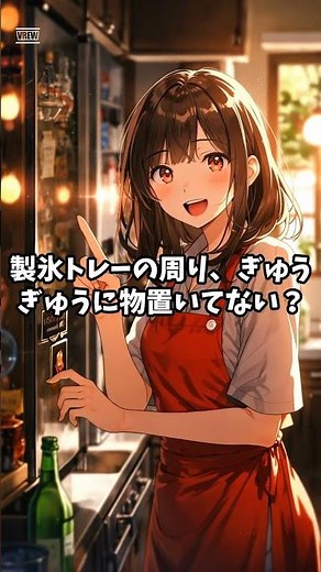 【冷えてない？】その飲み物と氷、保存方法ミスかも！#冷蔵庫の使い方 #氷ができない #冷えない飲み物 #真夏の注意 #節約術 #家事の裏ワザ #知らなきゃ損 #aiアニメ #ai