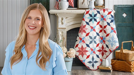 Stars of Liberty EPP Quilt