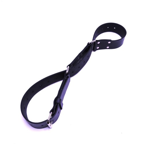 Leather Hobble Belt – Black Vegetable Tanned Leather Restraint Belt – Dual Use Bondage & Fashion Belt - Etsy