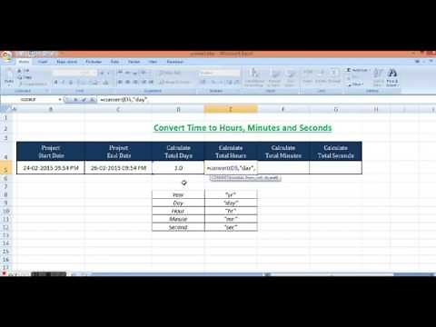 MS Excel 2010 - Convert Time to Hours, Minutes and Seconds