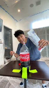 Placed A Balloon Over Exploding Coke Bottle.. #reels | coming2theville