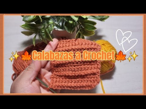 👉 Calabazas Tejidas a Crochet hermosas #crochet #tejer #ideas