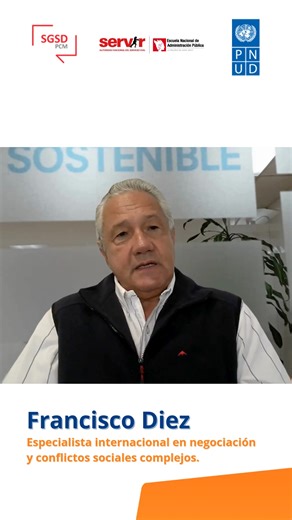 🧐 ¿Sabes qué es un conflicto social? Francisco Diez (🇦🇷), abogado mediador y especialista en negociación de conflictos complejos, te responde en este video.🌟 ✍ Regístrate en las conferencias que te invita Diez en este enlace https://www.gob.pe/es/c/100775 ¡Te esperamos! 💡 ℹ️ El nuevo curso MOOC "Prevención y gestión de conflictos sociales" es organizadoPNUD Perú y la Secretaría de Gestión Social y Diálogo de la PCM. #AlertaMOOC #Negociación #DíalogoYConsenso #ConflictoSocial #Capacitación #