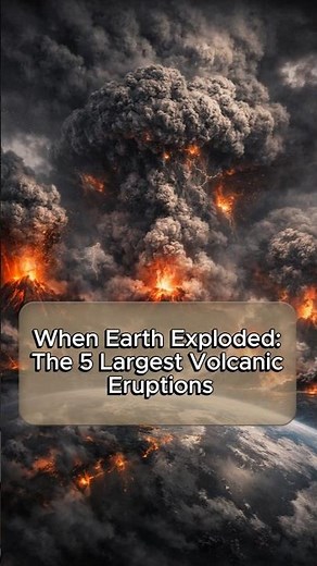 Earth Exploded: The 5 Largest Volcanic Eruptions in History
