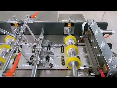 Automatic condom packaging line
