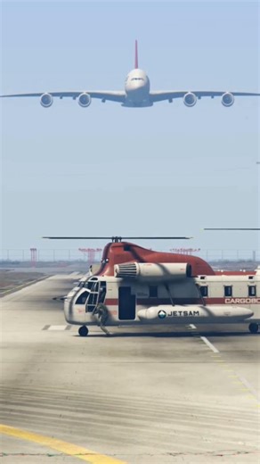 Pilot Next Level Skills Safe A Cargo Helicopter During Airbus Teriffy Landing | Gtav