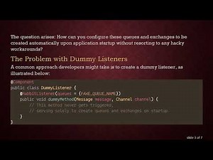 How to Create Queues and Exchanges at Application Start with RabbitMQ and Spring Boot