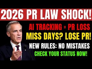 🚨 URGENT: Canada's New 2026 PR Law = Automatic Status Loss With AI Tracking | Check Your Days NOW!