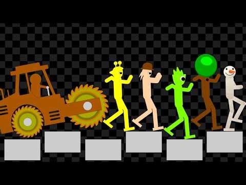Survival Sprunki Race - Run From Sheep Foot Roller