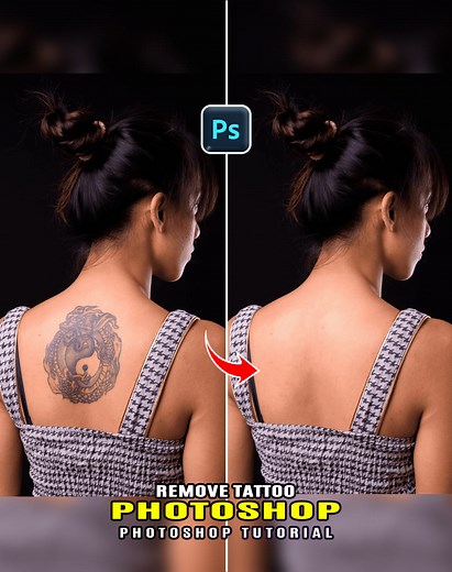 6.7K views · 68 reactions | Master in Photoshop | How to remove tattoos using Photoshop Photoshop Tutorial Everyday New Video #trendingvideo #photography #fblifestyle #photoshop #tutorial #follow #everyone #foryouシ #highlights | Smart Graphic Trick | Facebook