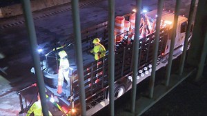 Semi collision on I-75 results in injuries, fuel spill, 18-hour traffic impact
