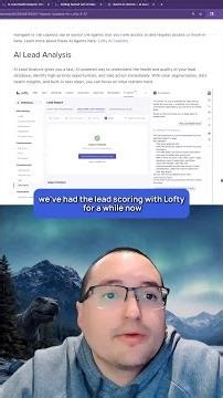 AI Lead Analysis in Lofty CRM: Smarter Scoring, Better Follow-Up