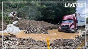 TDOT updates I-40 shutdown after rockslide, flash flooding near NC-TN border