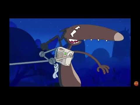 cartoon wolves tickled