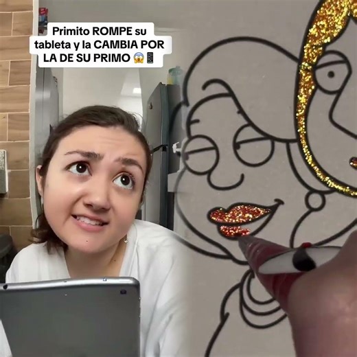 Little cousin BREAKS his tablet and TRADES IT FOR HIS COUSIN'S 😱📱 #gossip #humor #karen #comedy