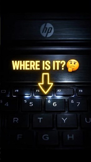 How to FINALLY Turn On Your HP Keyboard Light! ✨ #howto #windows #shortcut #shorts