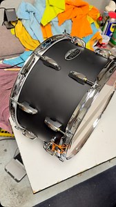 $225 Pearl Modern utility 14x8” satin black maple snare drum. Used...