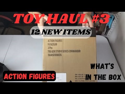 Toy Haul! Unboxing New & Restock Items | Action Figures | Transformers | WWE | EP67