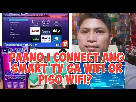 How to connect smart TV to Piso WiFi Connection