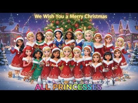 Disney Princesses Spread MAGICAL Christmas Cheer with Sparkling Sing Along! #disneyprincess