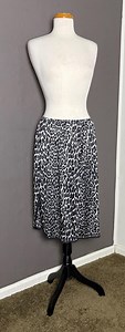 Vintage 1980's Leopard Half Slip Large TT Black X Gray From Vanity Fair - Etsy