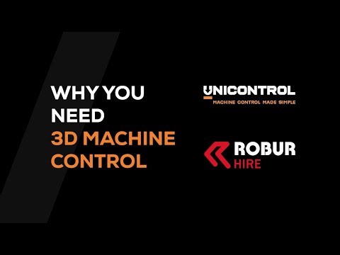Unicontrol 3D GPS Machine Control from Robur Hire