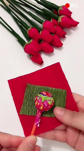 Wrinkled paper🌹 #handmade #DIY #foryou