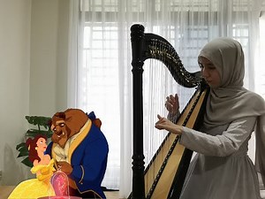 Beauty and the Beast - Easy Harp Solo | Harp Journey | Day 31