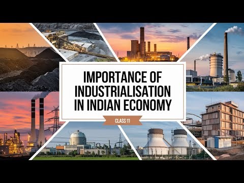 Class 11 - Importance of industrialisation in the Indian Economy #industrialisation #economics