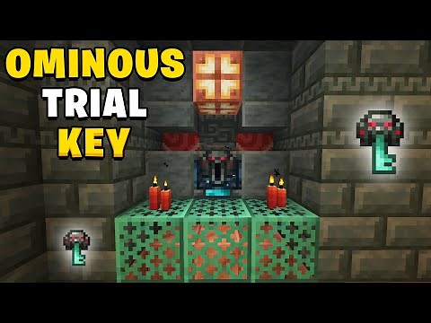 How to use a Ominous trial key in Minecraft 1.21